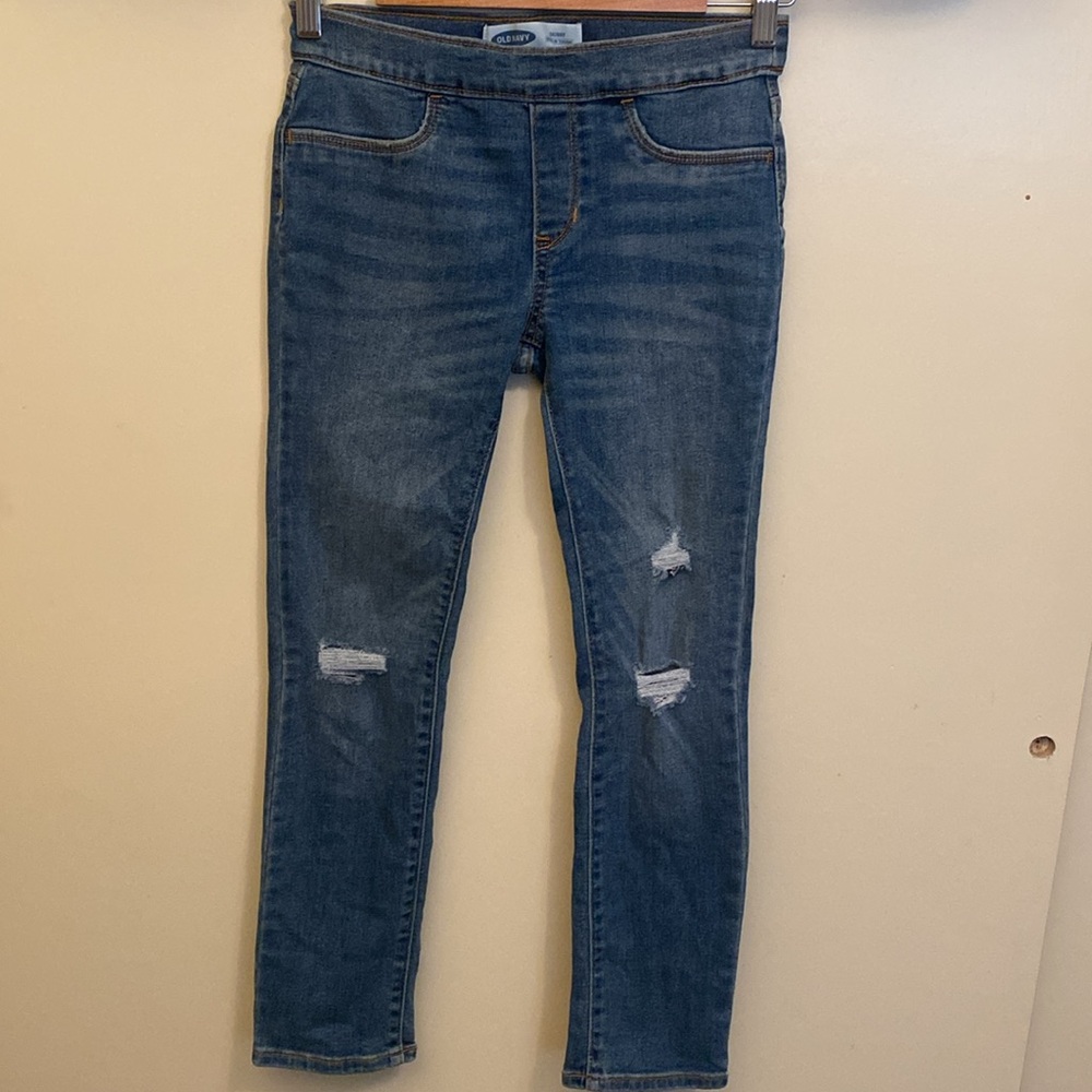 Skinny Built-In Tough Pull-On Jeans for Girls